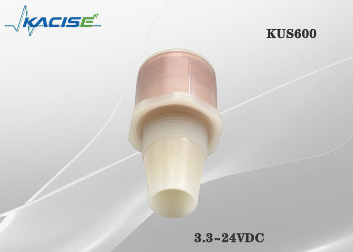 KUS600 IP68 Su geçirmez ultrasonik su seviyesi algılayıcısı, 0.6m-5m aralığı ve PVDF kaplaması