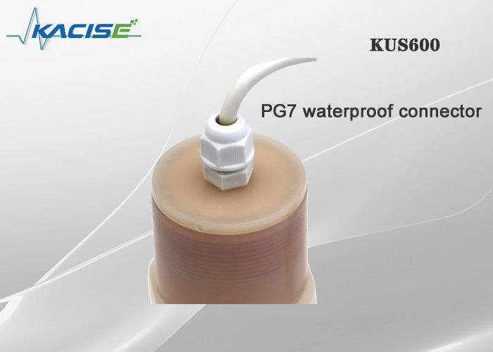 KUS600 IP68 Su geçirmez ultrasonik su seviyesi algılayıcısı, 0.6m-5m aralığı ve PVDF kaplaması