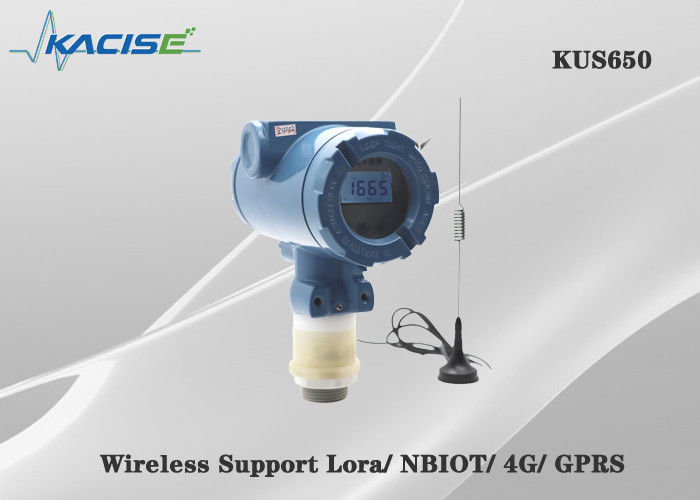 KUS650A IP68 koruması ve sıvı seviyesi ölçümü için 4G / Lora / GPRS / NB çıkışı ile 3m Aralık Kablosuz Ultrasonik Seviyesi Sensörü