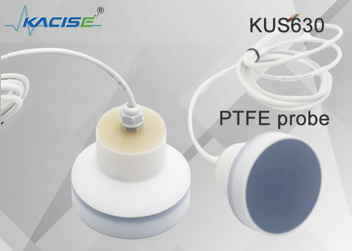 PTFE/PVC aralığı 15m çıkış RS485 veya 0~5V kablosuz ultrasonik su seviyesi sensörü