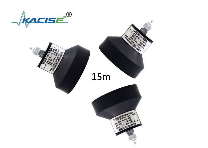 PTFE/PVC aralığı 15m çıkış RS485 veya 0~5V kablosuz ultrasonik su seviyesi sensörü
