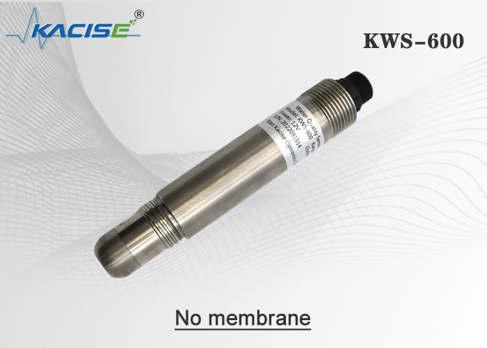 KWS-600 Online Floresan Çözünmüş Oksijen Sensörü, Membransız, Elektrolitsiz RS485 Modbus Çıkışı ve IP68 Su Geçirmez