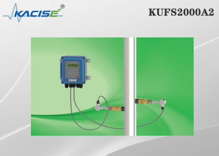 DN50-DN6000 borusu için KUFS2000A2 Duvar Montajı Ekleme Ultrasonik Akışölçörü iki yönlü ölçüm ve RS485 MODBUS Arayüzü ile