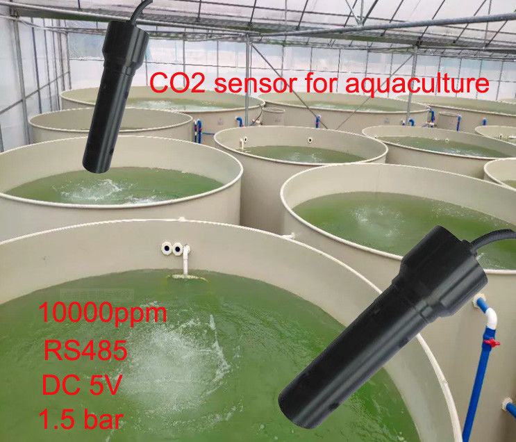 NDIR Kızılötesi Absorpsiyon Erimiş CO2 Sensörü IP68 60 Metre Derinlik Su Kalite İzleme