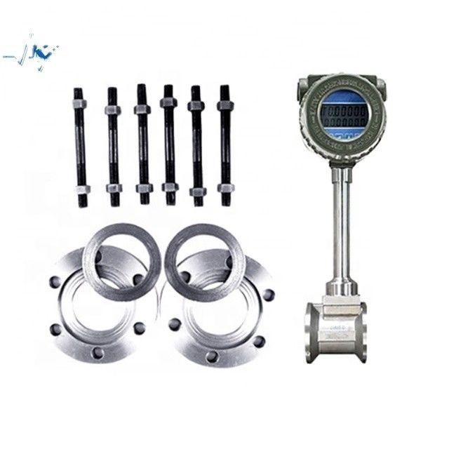 RS485 DN15-DN1800mm borular için Flange Clamp Bağlantısı ile Biyogaz Vortex Akışölçörü
