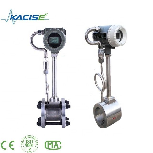 RS485 DN15-DN1800mm borular için Flange Clamp Bağlantısı ile Biyogaz Vortex Akışölçörü