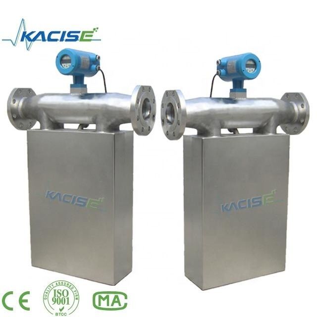 Yüksek hassasiyet 0.2 Kütle Doğruluk Sınıfı Petrol Kütle Akışölçüsü -50°C~200°C Orta sıcaklık ve 0~4.0MPa çalışma basıncı için