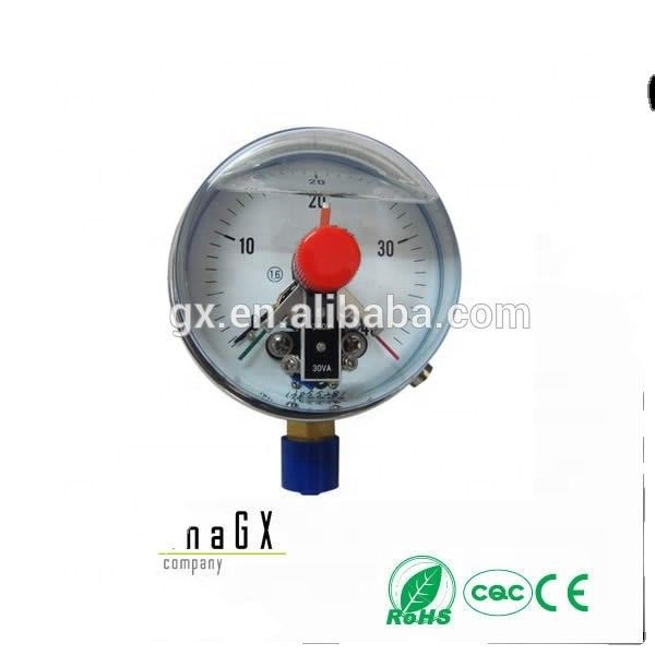 Kimyasal Sanayi için korozyona dayanıklı 40mm ila 150mm hidrolik basınç ölçer