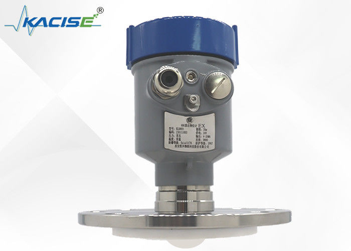 KLD803 PTFE Anti-korozyon Radar seviye ölçüm cihazı, küçük kör nokta ve doğru seviye ölçümü için 80GHz frekansı ile
