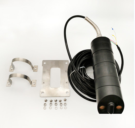ABS Split Shell Endüstriyel Ultrasonik Doppler Akışölçörü Su Derinliği Aralığı 0.02-10m
