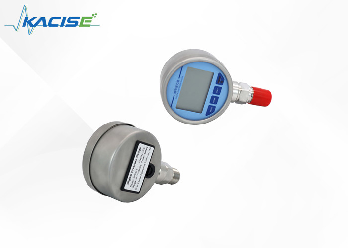 Paslanmaz Çelik 304 IP65 Fluor kauçuk mühürleme halkası ile dijital yağ basınç ölçer