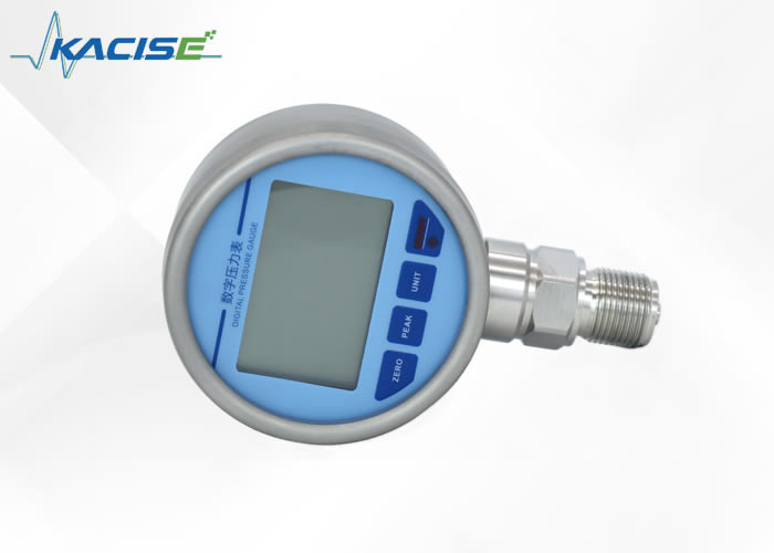 Paslanmaz Çelik 304 IP65 Fluor kauçuk mühürleme halkası ile dijital yağ basınç ölçer