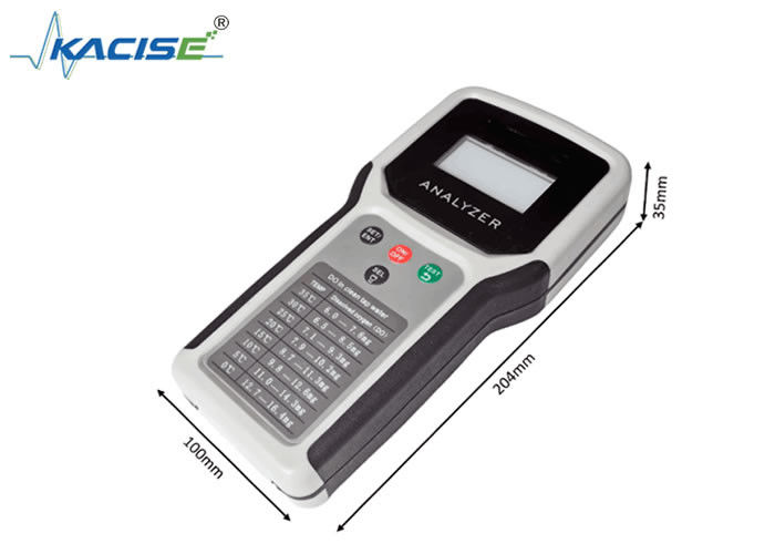 KWS-670A Taşınabilir Bir Düğmeli Ölçümlü Erimiş Oksijen Analizörü ±0.3mg/L Tekrarlanabilirlik ve 0-20mg/L Aralık