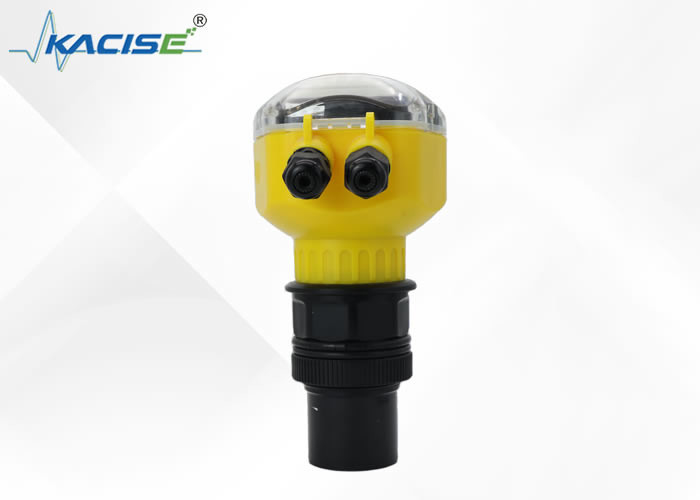 Ekran Aracı IP66 Koruma 50m Ölçme Alanı RS485/RS232 Sıvı Seviye İzleme için İki Tel Ultrasonik Seviye Ölçücüsü
