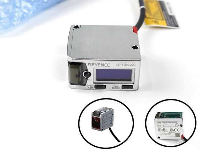 KEYENCE LR-TB2000C Lazer Sensörü Modbus İletişim Arayüzü ile Fotoelektrik Değiştiricisi Endüstriyel Otomasyon Uzaklık Ölçme Ekipmanı için