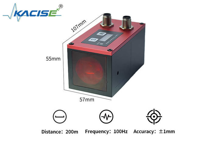 KLS109 ±1mm Doğruluk, IP67 Koruma ve 100Hz Ölçüm Frekansına Sahip Yüksek Hassasiyetli Endüstriyel Lazer Mesafe Sensörü
