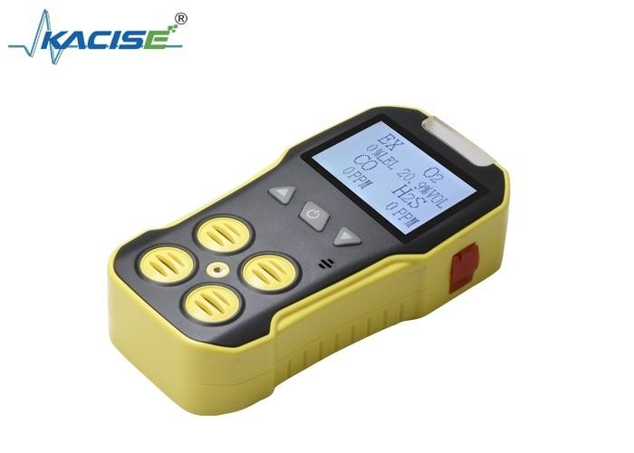 KMBH-4A Taşınabilir Çoklu Gaz Detektörü Büyük LCD Doğruluk %5 F.S.