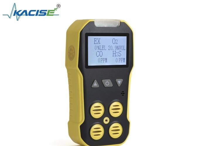 KMBH-4A Taşınabilir Çoklu Gaz Detektörü Büyük LCD Doğruluk %5 F.S.
