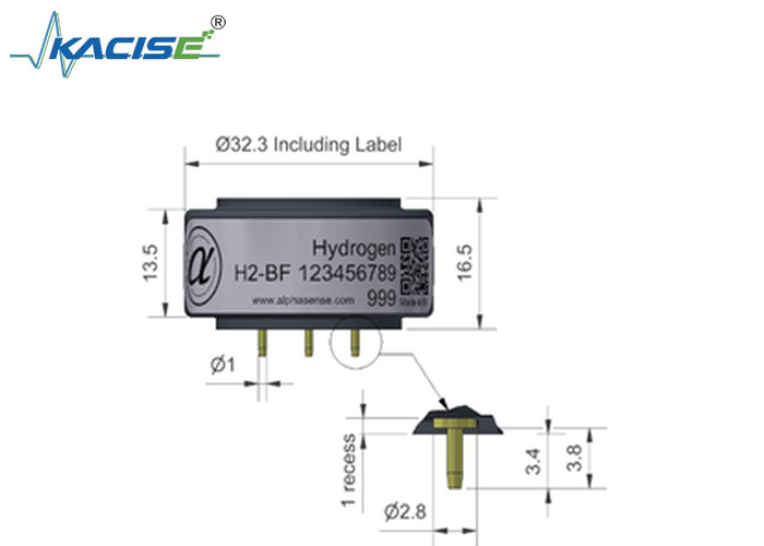 H2-BF/H2-BF+ Hidrojen Sensörü-3 Elektrot, taşınabilir gaz algılama uygulamaları
