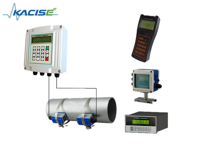 RS485 Modbus ile hidrolik ultrasonik akış ölçümcüsü DN15-6000mm sıvı ölçümü için küçük boyut