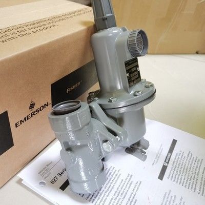 627 Serisi Gaz Basıncı Düşükleyici, 5 ila 500 psig çıkış basıncı aralığı İç yardım valfi ve taklit karşıtı tasarımı