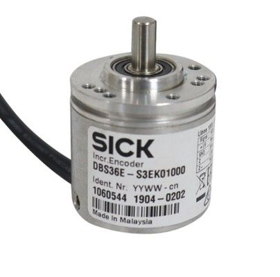 Sick DBS36 Serisi Artırmalı Kodlayıcı 6 kanal 2000ppr HTL Sinyal Yüksek hassasiyetli uygulamalar için Katı Tip 6mm Çubuk