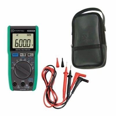 Kyoritsu 1021R Dijital Multimeter, Açık döngü Voltajı < 3.0V ve R03 (1.5V) × 2 Otomatik Menzilli Ölçüm için Güç Kaynağı