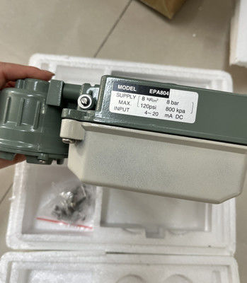 KOSO EPA804-L10 4-20 mA DC Girdi 120 Psi Açı Yolculuğu Serisi için Hava Akışını Sağlayan Valf Pozisyoner