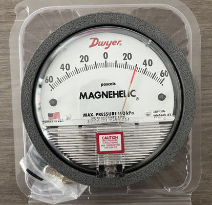 Dwyer Serisi 2000 Magnehelic Diferansiyel Basınç Göstergesi, ±%2 FS Doğruluğuna ve 20-140°F Uygulamaları için Sürtünmesiz Manyetik Harekete Sahip