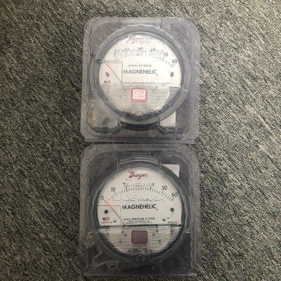 Mekanik işleyiş IP67 Hava Duruma Karşı Dayanıklılık Derecesi ve ± 1% FS Doğruluğu ile Seri 2000 Magnehelik Diferansiyel Basınç Ölçütü