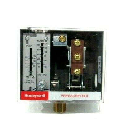 Honeywell Auto Recycle Pressuretrol, 10-150 psi basınç aralığı ile SPDT Snap-Acting Switch ve Paslanmaz Çelik Diyafram