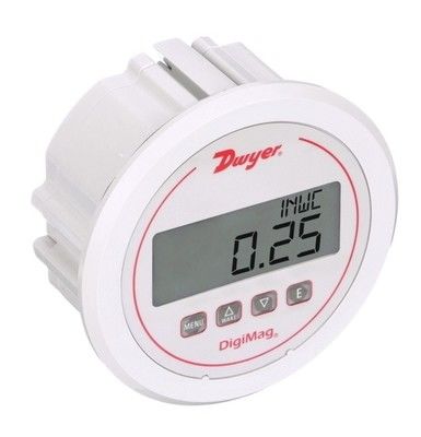 Dwyer DM-1000 Serisi DigiMag Dijital Diferansiyel Basınç Ölçüsü, LCD Ekranı, Sıcaklık Kompensasyonu ve Çok Fonksiyonlu Ölçüm