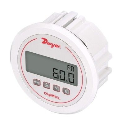 Dwyer DM-1000 Serisi DigiMag Dijital Diferansiyel Basınç Ölçüsü, LCD Ekranı, Sıcaklık Kompensasyonu ve Çok Fonksiyonlu Ölçüm