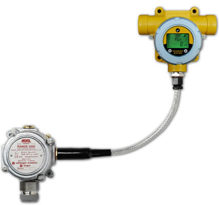 Honeywell Sensepoint XCD sabit gaz dedektörü 4-20mA çıkış, patlama geçirmez kabın ve uzaktan sensör montajı ile