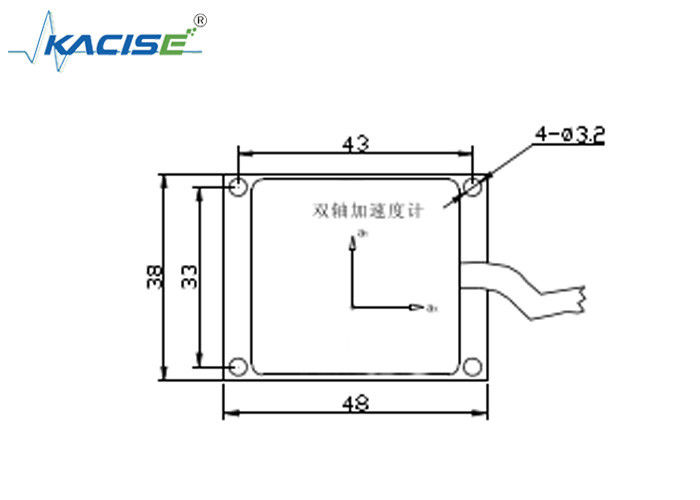 Vibrasyon Performansı için ±10 g Aralık RS485 Çıktısı ve Tüm Sıcaklık Arası ile Biaxial Hızlandırıcı