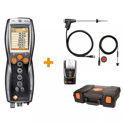 Testo 330-2 LL Pro, uzun ömürlü sensörler, renkli grafik ekran ve yanma analizi için TÜV tarafından test edilen duman gazı analizatörü