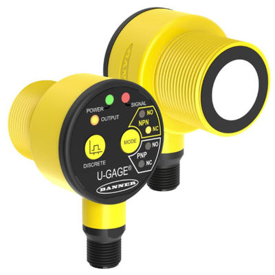 Banner T30UX Serisi Ultrasonik Sensör, Endüstriyel Yakınlık Algısı için 4-20mA Analog Çıktı ve IP67 Derecesi