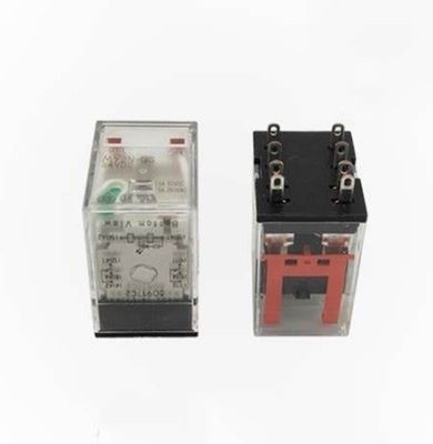 Omron MY2-GS 24VDC işleyişi, 662 Ω bobin direnci ve DPDT iletişim formu ile genel amaçlı röle