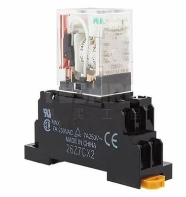 Omron MY2-GS 24VDC işleyişi, 662 Ω bobin direnci ve DPDT iletişim formu ile genel amaçlı röle