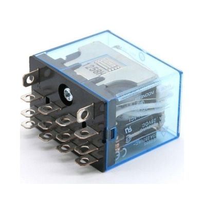 Omron MY2-GS 24VDC işleyişi, 662 Ω bobin direnci ve DPDT iletişim formu ile genel amaçlı röle