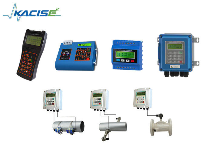DN15 ~ 6000mm boru çapı ve RS485 Modbus iletişimi ile sıvı ölçümü için değişken alan dijital ultrasonik akış ölçer