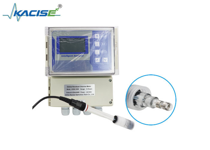 KSM-150B Duvara Monte Membransız Sensörlü ve 4-20mA Çıkışlı Artık Klor Ölçer