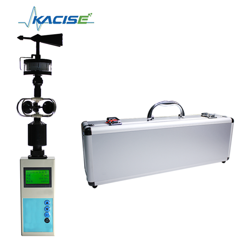 KQL-QXY 16 Pusula Yönü Rüzgar Yönü, 128x64 Arkaplan Işıklı LCD Ekran ve 38.000 Kayıt Depolaması ile Elde Hava Durumu İstasyonu