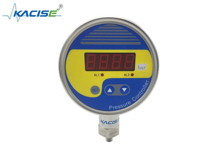 Yüksek hassasiyetli Dijital Zirve Basınçölçeri ±0.5% FS hassasiyeti 200% Aşırı yük ve 4 basamaklı LED Ekran