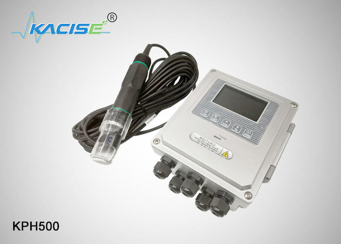 KPH500 PH ORP Meter, 0-14PH Ölçme aralığı ile % 2 Kalibrasyon Doğruluğu ve RS485 İletişim Su Kalite Sensörü